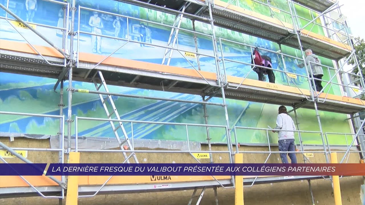 Yvelines | La dernière fresque du Valibout présentée aux collégiens partenaires