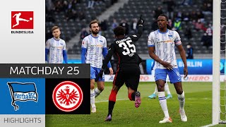 Hertha Berlin — Eintracht Frankfurt 1-4 | Highlights | Matchday 25 – Bundesliga 2021/22
