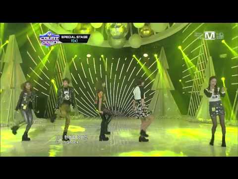 【1080P】121220 f(x) - Electric Shock @ Special Stage