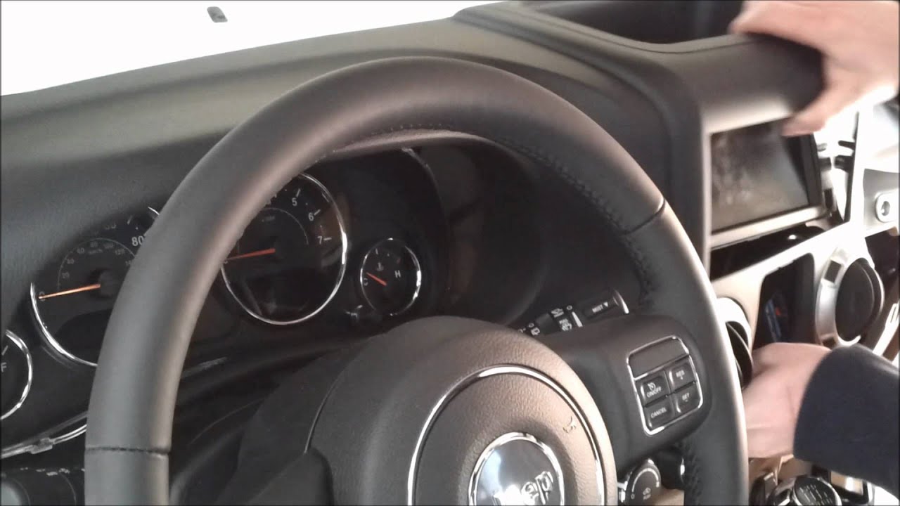 2011 Jeep wrangler stereo removal #4