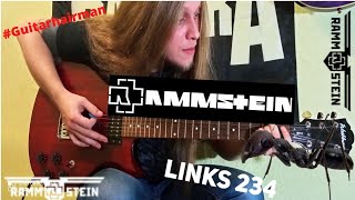 Rammstein - links 2 3 4 (Guitar cover)