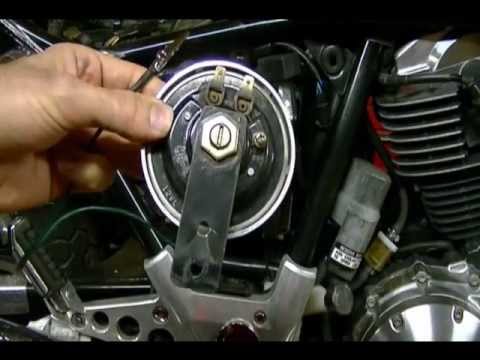 Fixing a Motorcycle Horn Circuit - YouTube honda wire harness colors 