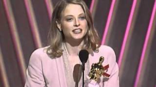 Jodie Foster Wins Best Actress 