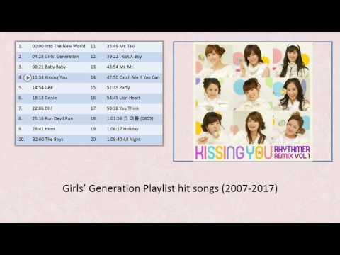 Girls' Generation 소녀시대 Playlist hit songs (2007-2017)