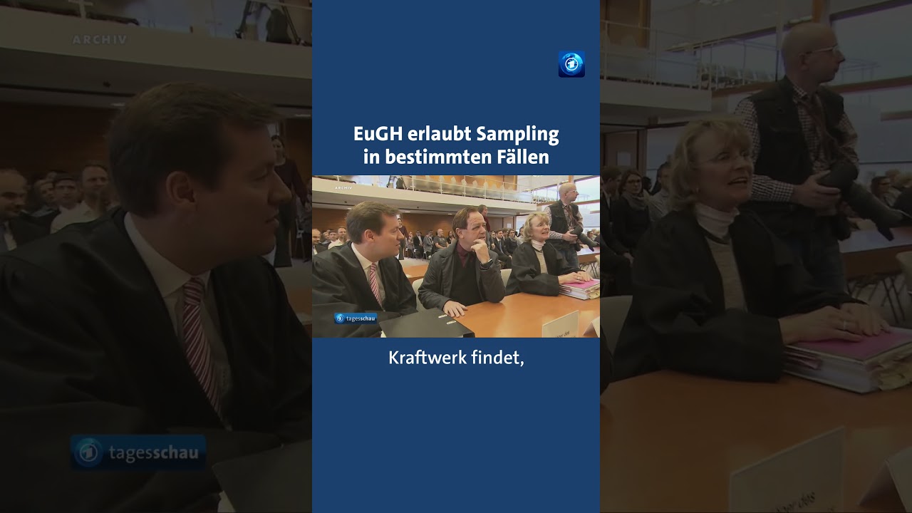 EuGH: Der Fall Kraftwerk vs. Pelham tagesschau nachrichten news Kraftwerk pelham