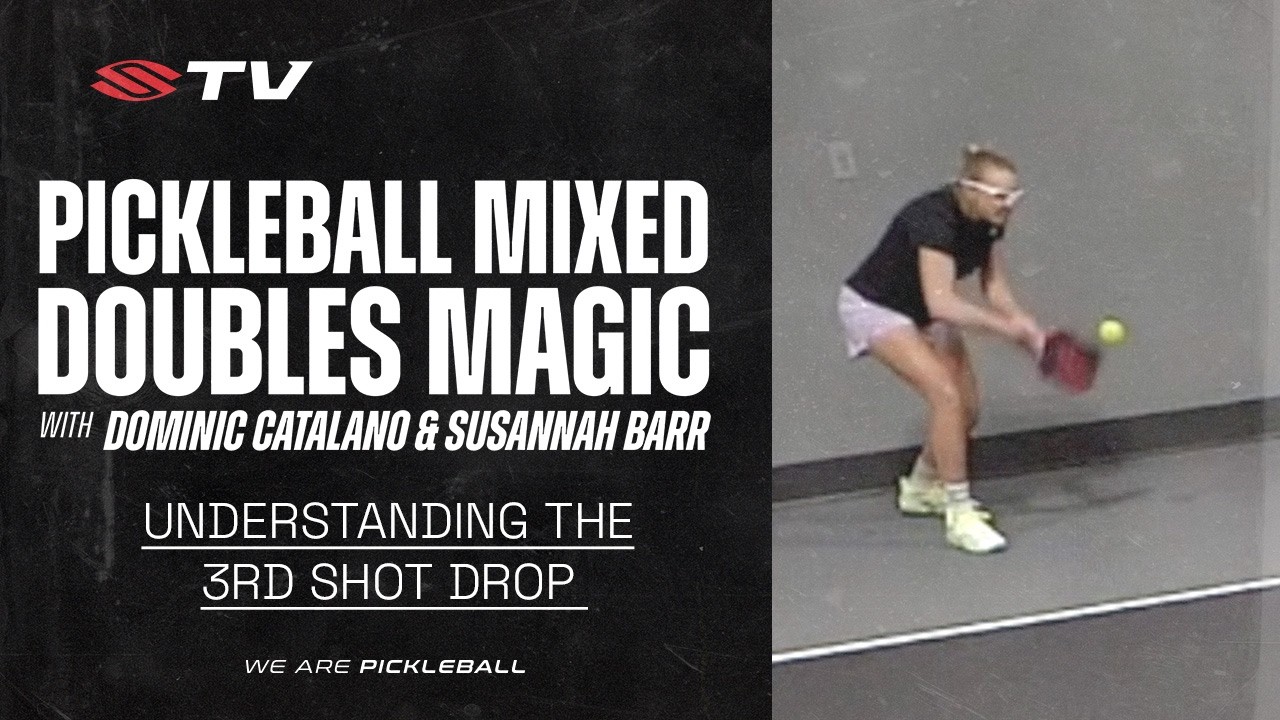 Pickleball Mixed Doubles 3rd Shot Drop: Male & Female Roles