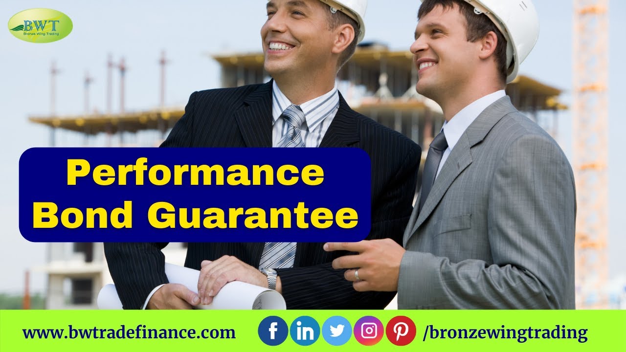 Performance Guarantee / Bond (PG/PB) Facility Provider-Bronze Wing Trading - YouTube