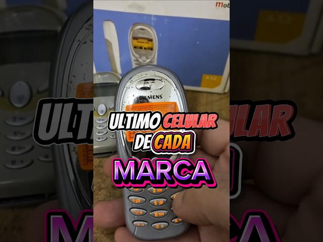 ULTIMO CELULAR LANÇADO DE CADA MARCA ANTES DE FALIR! #lg #smartphone #nokia