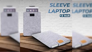 Pratinjau video produk Rhodey Sleeve Case Laptop Tablet Macbook Pro Soft Protection Felt 14 Inch - MR24