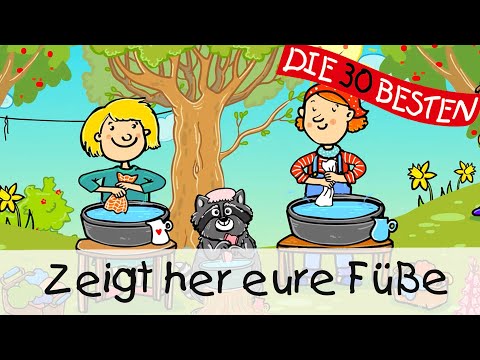 🏞️ Zeigt her eure Füße || Kinderlieder zum Mitsingen und Bewegen