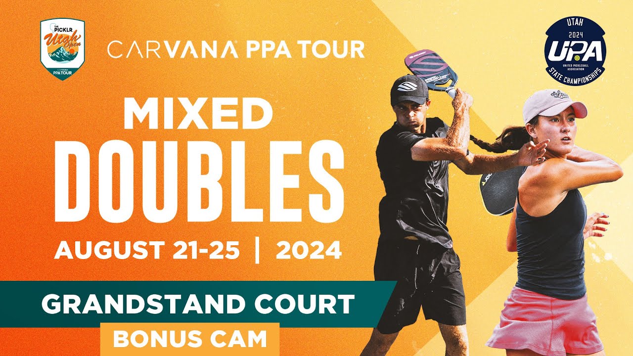 BONUS CAM: The Picklr Utah Open (Grandstand Court) - Mixed Doubles