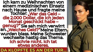 „Welches Geld?“, fragte meine Tochter beim Abendessen – meine Familie erstarrte, es waren $2.000.