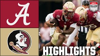 Alabama Crimson Tide vs. Florida State Seminoles | Full Game Highlights | ESPN College Football