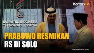 Presiden Prabowo Resmikan Rumah Sakit KEI di Solo, Proyek Modern Garapan Adhi Karya