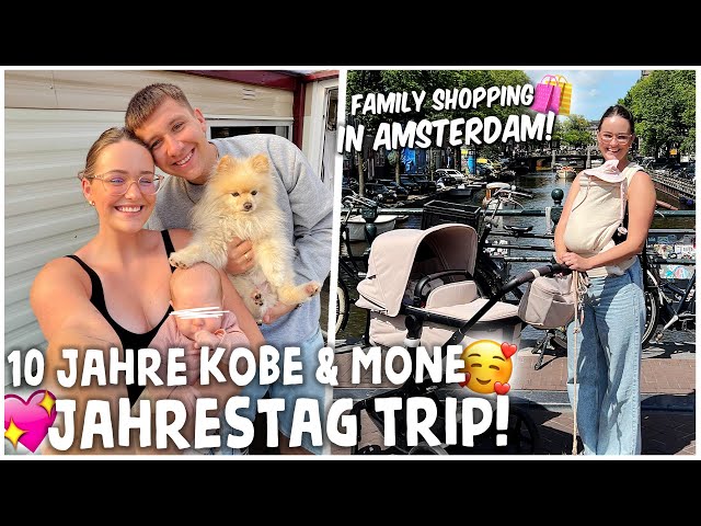 UNSER HOCHZEITSTAG! 10 JAHRE MONE & KOBE!🥹 TRIP nach AMSTERDAM + LETZTER TAG in HOLLAND😭 | kobexmone
