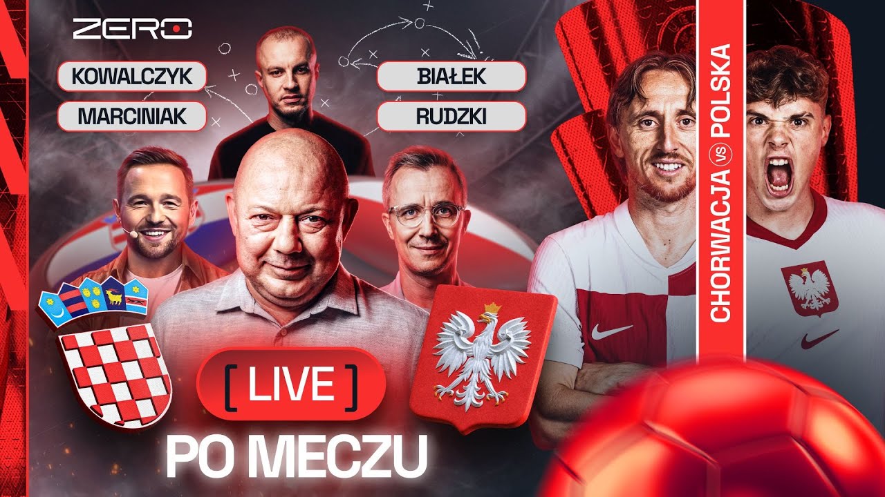 CHORWACJA - POLSKA 1:0. NAJNIŻSZY WYMIAR KARY. KOWAL, RUDZKI, MARCINIAK, BIAŁEK - LIVE PO MECZU