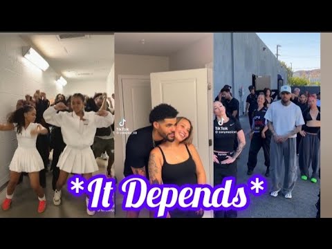 CHRIS BROWN - IT DEPENDS (tiktok dance challenge) GLOBAL TIKTOK TRENDS 2025.