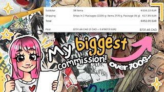 Doing my BIGGEST Commission EVER!!