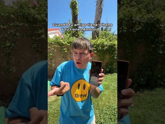 POV: Cuando Tu Amigo Tiene iPhone y Tu Tienes Android 📱😂🚀 Paul Ferrer #short