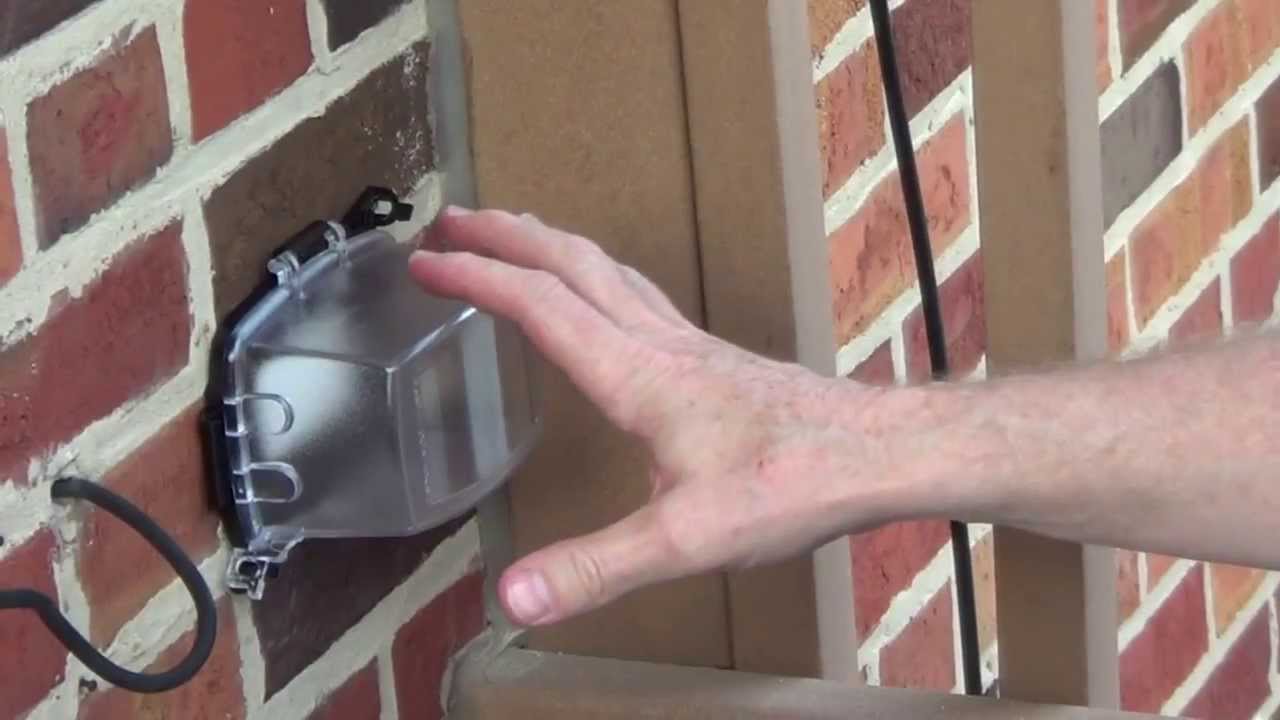 Exterior Outlet Cover - Outdoor Outlet Cover - YouTube