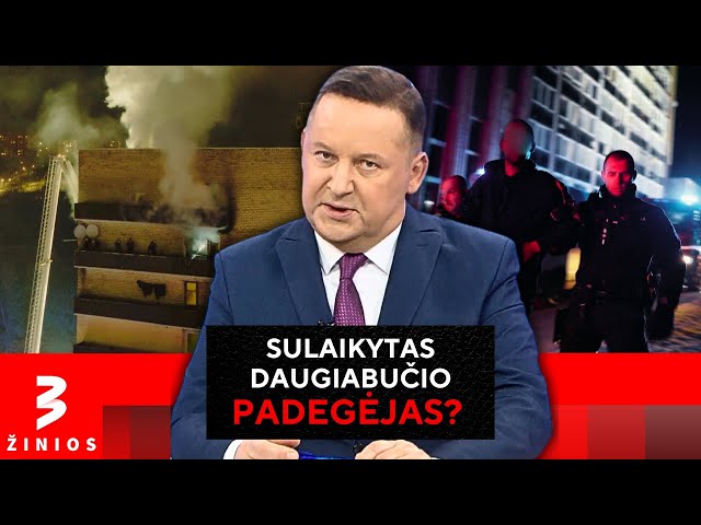 Gaisras Vilniaus daugiabutyje: įtariamas kaltininkas – girtas • TV3 Žinios