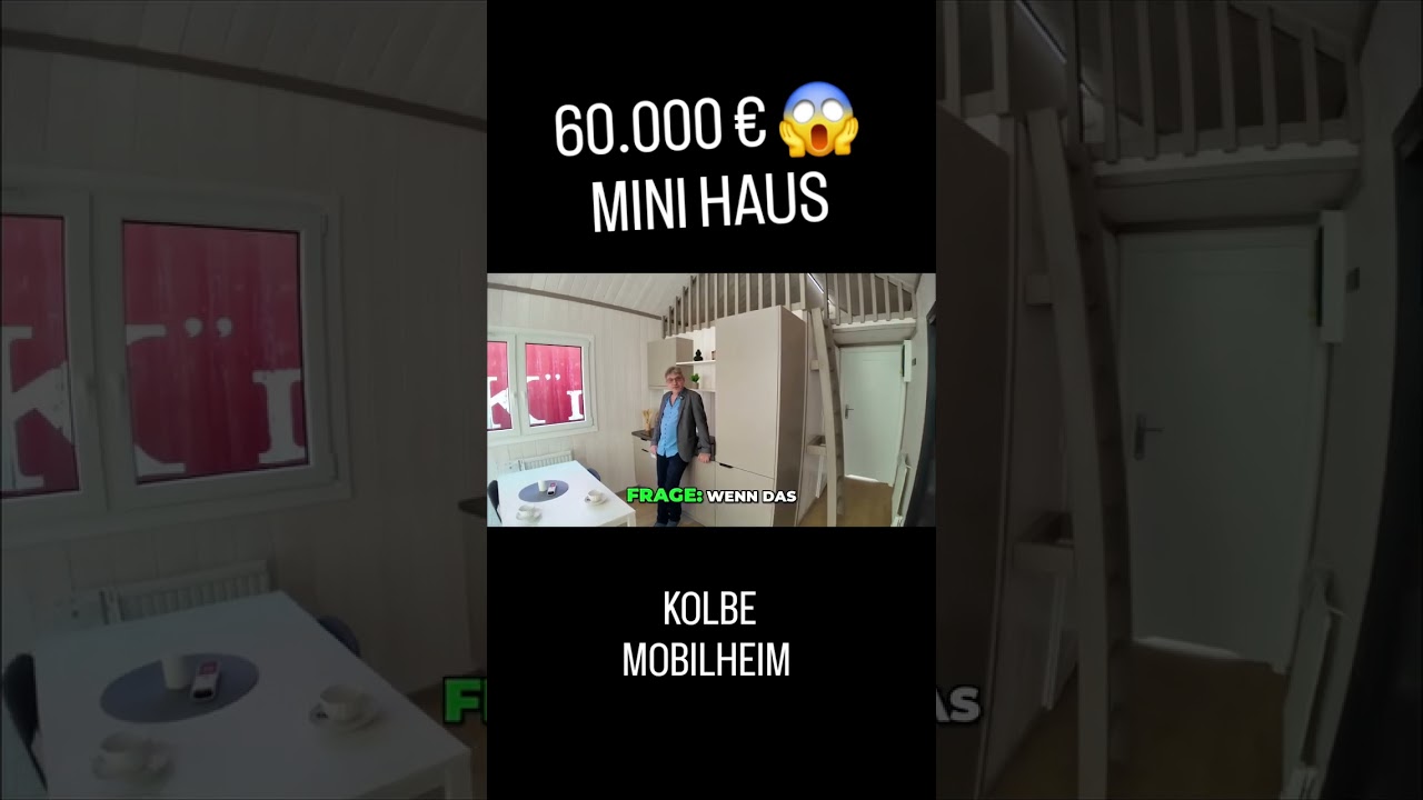 60.000 € MINI HAUS tinyhouse werbung