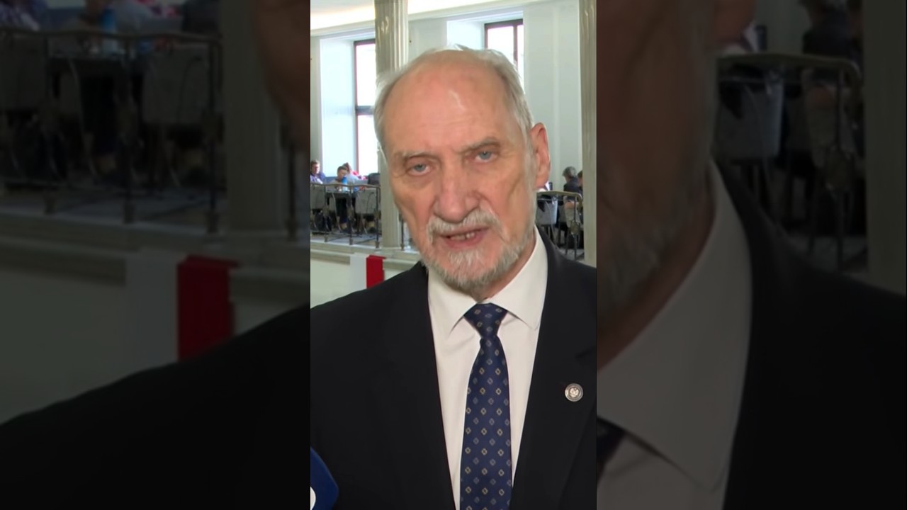 ZEMSTA TUSKA! Antoni Macierewicz bez immunitetu – chcą uciszyć głos prawdy?