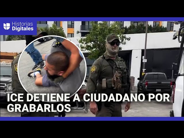 Lo detuvieron cuando grababa una redada: ahora este ciudadano demanda $1 millón a ICE por daños