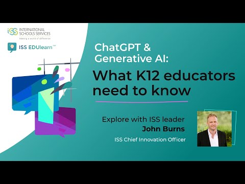 Besiddelse Baby fast ISS Adds Second K12 Educator Virtual Session on ChatGPT Due to Demand