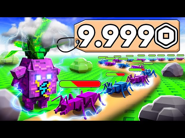 😰Мы Потратили 9,999 РОБУКСОВ На Защиту САДА в Роблокс! #3 + Кабан