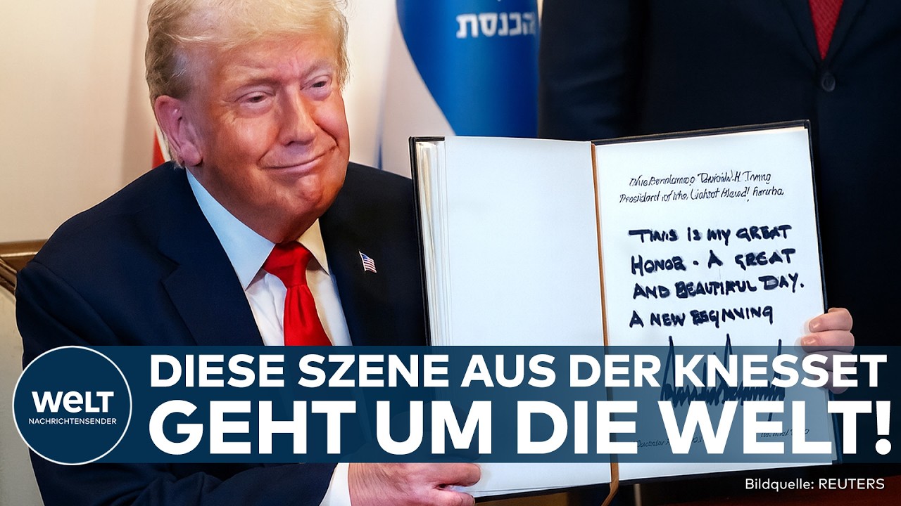 HISTORISCH: Trump zu Gast in Jerusalem – Rede vor Knesset & Ehrung als „Peace-Präsident“!