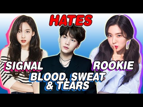 K-POP IDOLS WHO HATE THEIR SONGS (BTS, TWICE, RED VELVET, B.A.P & MORE)