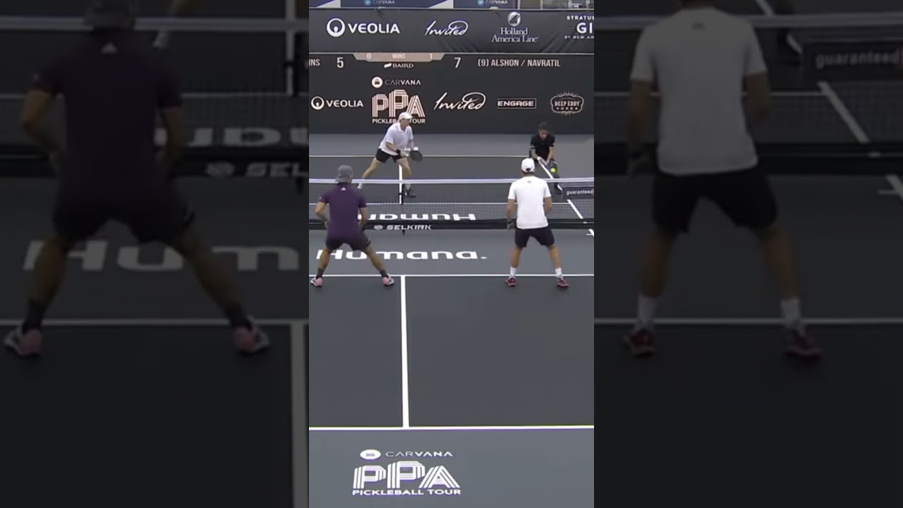 Johns/Johns vs Ashlon/Navratil at the Veolia Austin Open (5) #shorts #pickleball