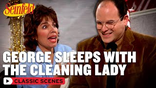 George Gets Fired For Sleeping With The Cleaning Lady | The Red Dot | Seinfeld