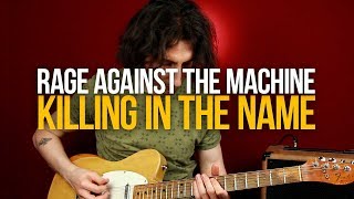 Rage Against the Machine - Killing In the Name (Разбор на гитаре)