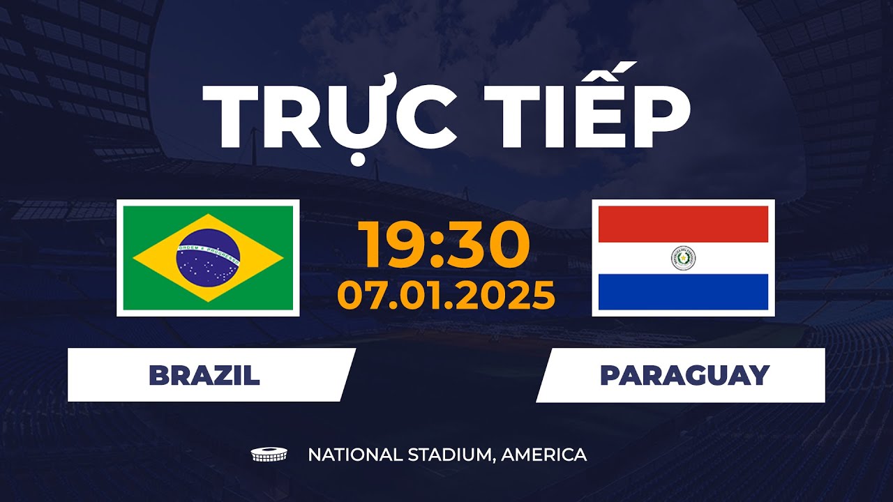 🔴 Brazil vs Paraguay | Những Vũ Công Samba Thị Uy Sức Mạnh Tột Đỉnh