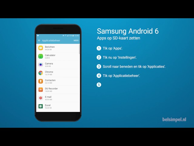 Samsung S7 FE 5G - Apps op SD-kaart zetten - Belsimpel