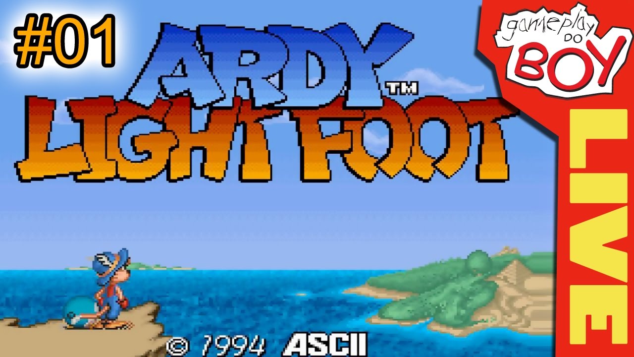 LIVE! Ardy Lightfoot - Super Nintendo - Gameplay do Boy