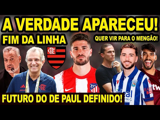 A VERDADE APARECEU! FUTURO DO DE PAUL DEFINIDO! JOSÉ BOTO VAI PEDIR DEMISSÃO DO FLAMENGO? MIKEY! E+