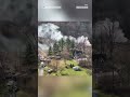 Drone video shows aftermath of house explosion that left two people dead  - 00:52 min - News - Video