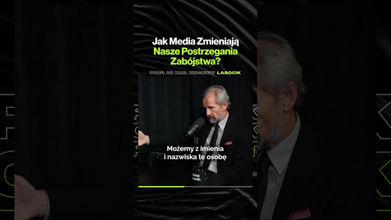 Jak Media Zmieniają Nasze Postrzeganie Zabójstwa? – ft. prof. Zbigniew Lasocik