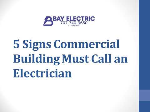 5 Signs Commercial Building Must Call an Electrician