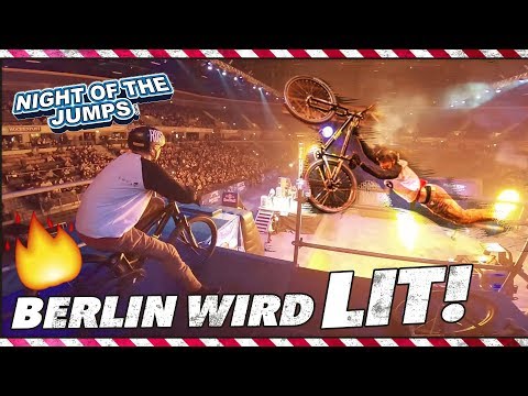 Lukas Knopf bei der NIGHT of the JUMPs in BERLIN am Start