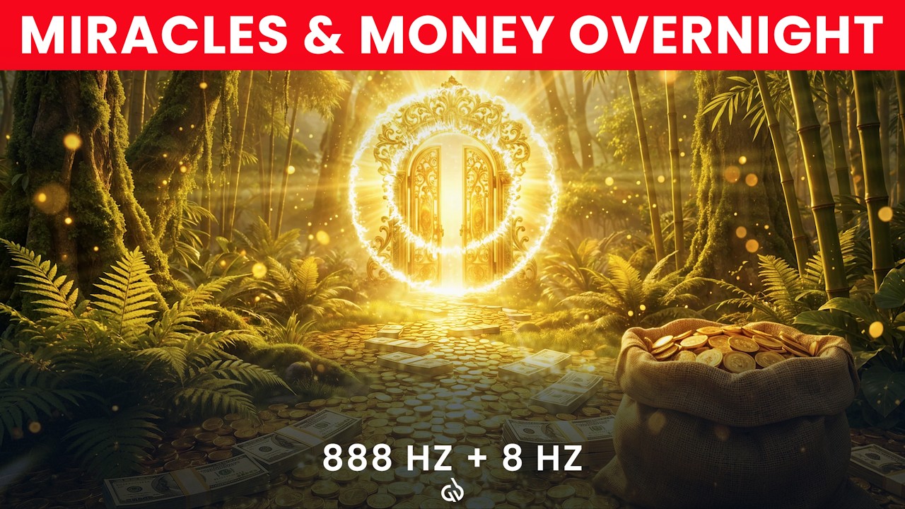 888 Hz 8 Hz Wealth Portal OPENS NOW: Manifest Miracles & Money Overnight