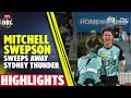 Mitchell Swepson & Xavier Bartlett-led Bowling Attack Takes Brisbane Heat to a Win vs Sydney Thunder