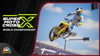 SuperMotocross World Championship Playoff 2 at Chicago best moments | Motorsports on NBC