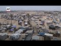 Water distributed in the Muwasi camp for displaced Palestinians in Gaza  - 00:58 min - News - Video