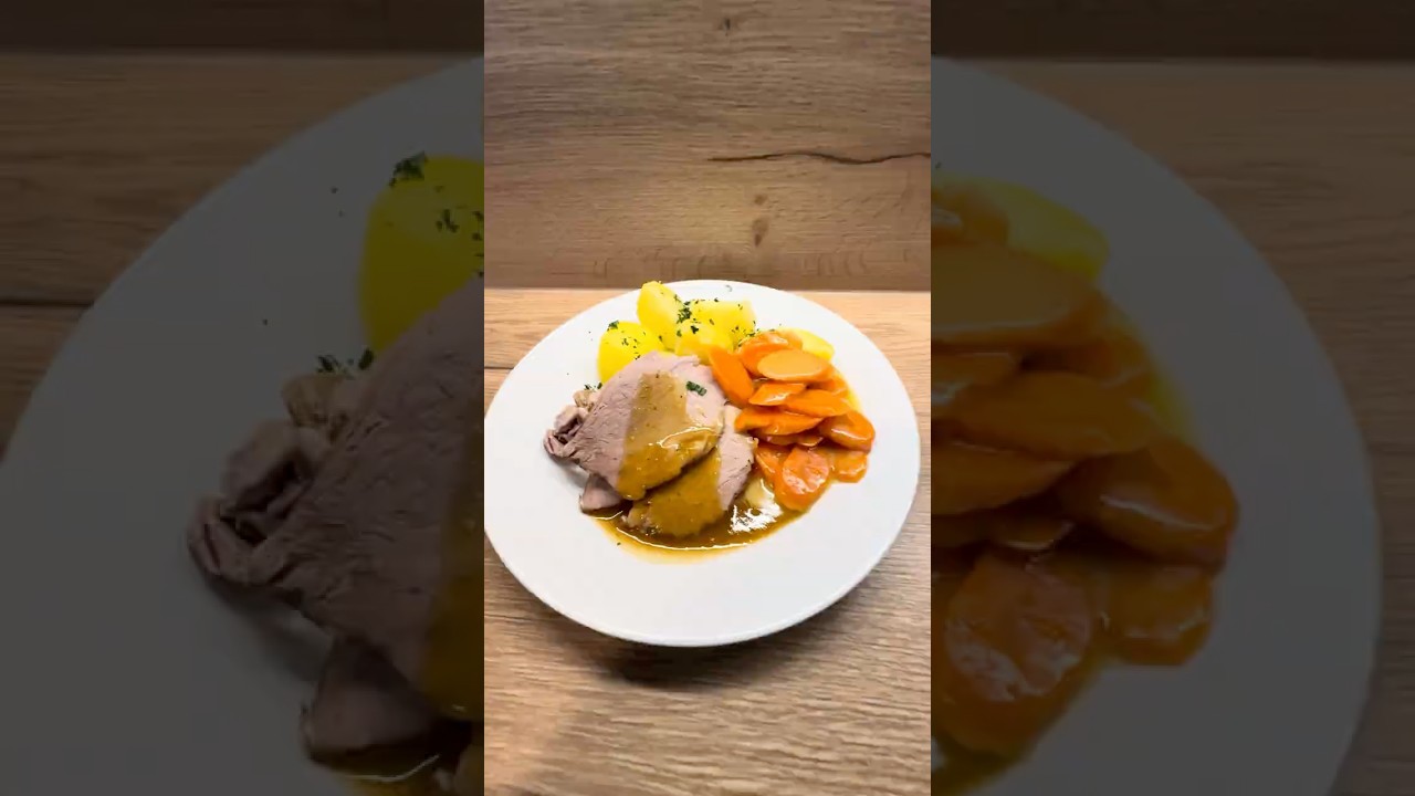 Pečená vepřová plec, dušená mrkev | Těhotnej kuchař