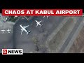 Satellite images show hundreds of Afghans crowding Kabul airport amid Taliban takeover
