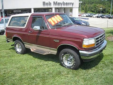 1996 Ford bronco xlt eddie bauer